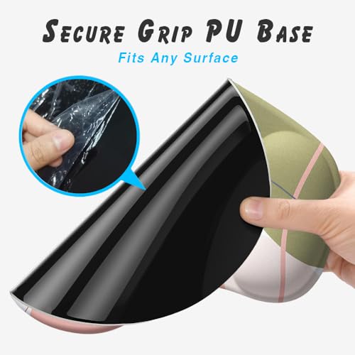 Office Mousepad with Gel Wrist Support - Ergonomic Gaming Desktop Mouse Pad Wrist Rest - Design Gamepad Mat Rubber Base for Laptop Computer -Silicone Non-Slip Special-Textured Surface (15EaethyA) - color: 15EaethyA