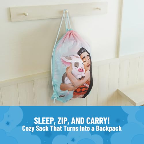 Jay Franco Disney Moana Tropical Slumber Sack - Cozy & Warm Kids Lightweight Slumber Bag/Sleeping Bag (Official Disney Product) - color: Multi - Moana