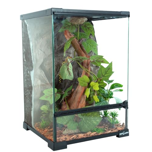 REPTI ZOO Magnetic Hanging Artificial Decoration Plant Climbing Vine for Reptile Terrarium Habitat Tank