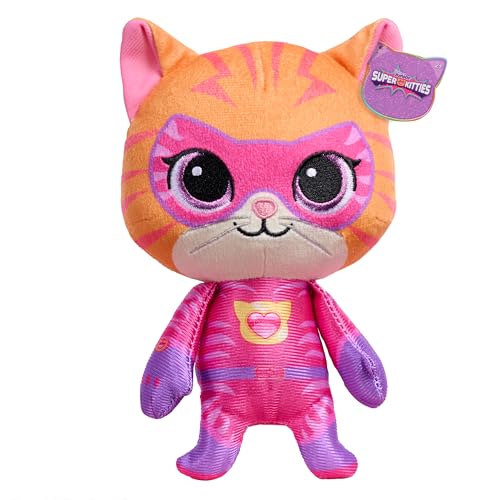 Disney Jr. SuperKitties Ginny Small Plush, Su-Purr Wild Stuffed Animal | 7-inch, Kitten, Toy for Fans, Girls, Kids, Ages 2 and Up, by Just Play
