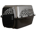 Petmate Dog Crates for Small Dogs & Cat Carriers, Two-Door Plastic Pet Kennel, Top & Front Loading, Made in USA, 24" For Pets Up To 15 lb, Pearl Tan | Plastic pet kennel made in USA, for small pups and kittens, dual entry design, great for travel and vet
