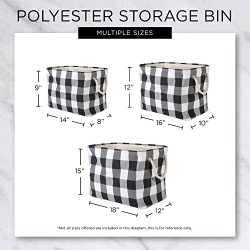 Bone Dry Pet Storage Collection Striped Paw Patch Bin, Small Rectangle, Navy - color: Navy, size: Small Rectangle