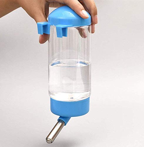 2 pcs 16oz Small Animal Water Bottle,Rabbit Water Bottle | No Drip,BPA Free,For Bunny Ferret Hamster Rabbit,Random Colors
