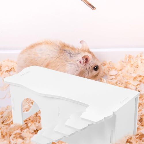 POPETPOP Plastic Hamster Hideout Rat Ladder House Guinea Pig House Guinea Pig Rest House Bird Toys