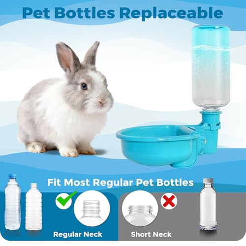 VANNON 16 oz Gravity Pet Water Bowl, Anti-Splash Dispenser, Gradient Blue | Anti-splash gravity water bowl with a floating disk helps reduce spills while keeping water cleaner for everyday hydration. - color: F-Gradient Blue, size: 16oz