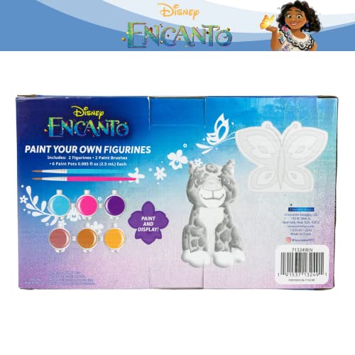 Disney Encanto DIY Paint Your Own Figurines Arts and Crafts Set for Girls - style: Encanto: Parce and Miracle Butterfly