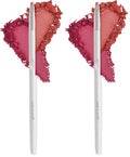 Wet n Wild Angled brush, Foundation Makeup Blending Brush, Ultra-Thin Precision, Ergonomic Handle (Pack of 2) - color: Angled Liner, size: 7.28 in (Pack of 2)