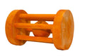 Barrel Roller Toy - Fun Interactive Rolling Wooden Cage Toy Accessory & Safe Chew - Hedgehogs, Guinea Pigs, Rabbits, Prairie Dogs, Chinchillas, Degus, & Other Small Pets
