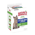 Nature's Miracle Odor Control Cat Litter Box Liners, Jumbo, 27 Count | Fits Most XL & Jumbo Multi-Cat Litter Boxes, Antimicrobial Protection Inhibits Odors, Easy-Pull Drawstrings For Quick Cleanup