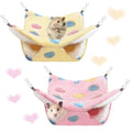2 Pcs of Rat Hammocks Small Animal Hammock Rat Bed Guinea Pig Hammock Rats Cage Accessories for Small Animals Chinchilla Parrot Sugar Glider Ferret Squirrel - color: Yellow£¬Pink