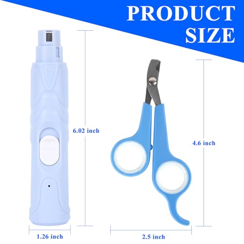 Bird Nail Grinder with Nail Clippers and Nail File for Parrots | Automated Bird Beak Grinder 3-in-1 Nail Care Kit for Parrots Budgies Parakeets Finches and Lovebirds Hamsters Rabbits