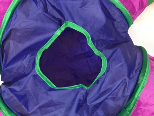 Cat Tunnel Tube for Indoor Cats Large, Upgrade with 6 PeekHole S-Shape 5 Way Collapsible Pet Play Maze Tube Toys Colorful for Cats Kitten Kitty Rabbit