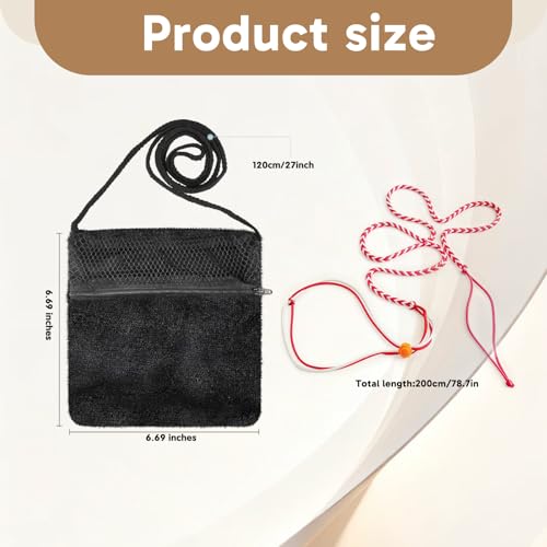Sugar Glider Pouch and Hamster Leash Small Animal Carrier with Adjustable Straps and Cozy Soft Fabric for Small Pets Travel and Outdoor Use(Random Color for Hamster Leash)