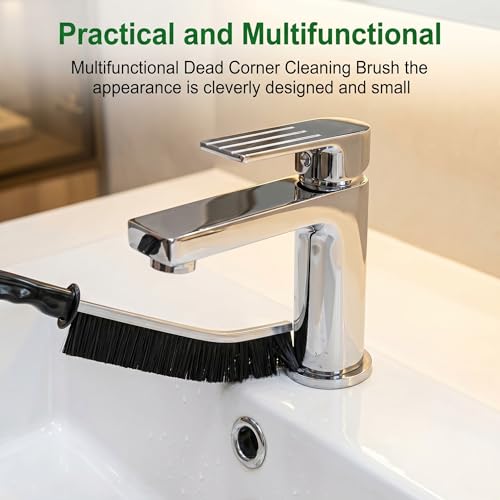 New Hard Bristle Crevice Cleaning Brushes Multifunctional Thin Gap Scrub Brush Small Deep Cleaning Tools Cleaner Supplies for Floors Bathroom Home Kitchen Windows Corner Sink Toilets Grout Tile 4 Pack