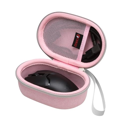 XANAD Mouse Case for Logitech/Razer/Apple/HP Mouses,for Logitech G502 / G305 / G502 Hero / G502 X Plus / G502 X/G PRO/G PRO X or Razer Deathadder V2 X / V2 Pro / V3 & Viper V2 Pro / V3 Mouse(Pink) - color: Pink