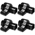 4 Pack Powerful Rat Traps with Dual Tunnels Design, Quick Humane Kill | Mouse Snap Trap Safe for Pet & Kids, Reusable Chipmunk Rats Traps for Outdoor Indoor Garden Basement Yard, Easy to Set