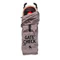J.L. Childress DELUXE Gate Check Bag for Umbrella Strollers - Premium Heavy-Duty Durable Air Travel Bag, Adjustable Shoulder Strap - Fits Compact, Umbrella-Style Strollers (Grey) - color: Grey