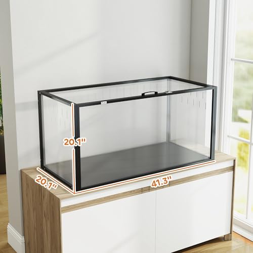 PawHut Large Acrylic Hamster Cage Chewproof Guinea Pig Cage for Small Animal Pets, Transparent Mice and Gerbil Habitat with Openable Top for Hedgehog, Dwarf Hamster, Rat, Mouse, 41.3" x 20" x 20"