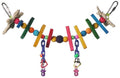 Super Bird Creations SB516 Mini Rainbow Bridge Bird Toy, Small Bird Size, 9" x 2"