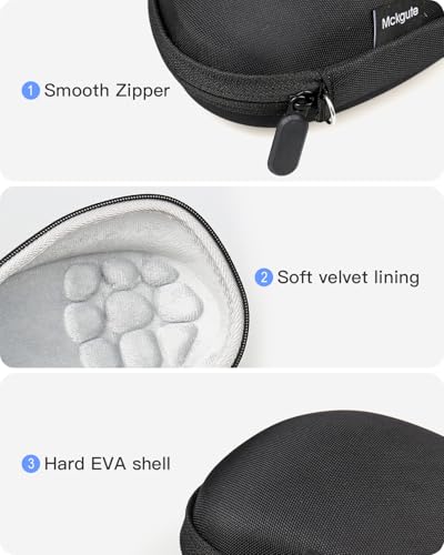 Travel Carrying Case Replacement for Logitech MX Master 4 / MX Master 3S / Master 3 / Master 2S Advanced Computer Wireless Mouse- Upgrade Version No Shake