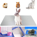 Rabbit Cooling Pad, 12x8 in Self Cooling Mat | for Hamster Guinea Pig Chinchilla Bunny Kitten Cat and Other Small Animal, Pet Cool Ice Bed Plate Perfect for Hot Summer