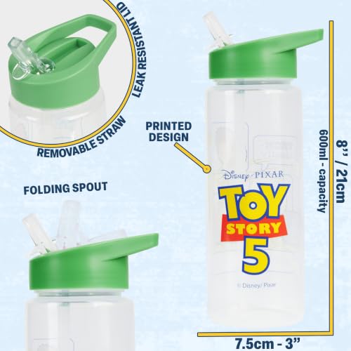 Get Trend Toy Story Boys Lunch Box 3Pc Set | Kids Insulated Lunch Bag with BPA-Free Water Bottle and Bento Box, Back to School Woody & Buzz Lightyear Gifts for Boys - color: Green/Multi Toy Story