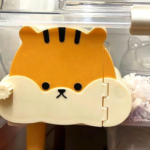 Magnetic Hamster Hideout with Clear Viewing Lid, Mount Hamster House for Syrian Hamsters, Dwarf Hamsters, Gerbils, Mice, Small Animal Hideaway Hut for Acrylic & Wire Cages,Tan Bear4319-1 - color: Tan Bear