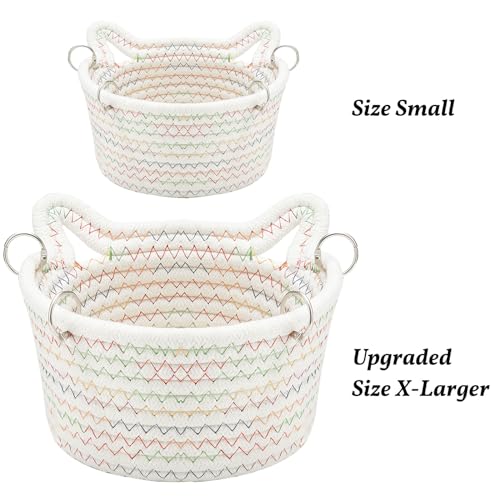 JWShang Rat Hanging Basket Bed for Cage - Chew Proof Small Animal Hammock with Sturdy Chains, Durable Rat Sleeping Nest for Mice Guinea Pig Chinchilla Sugar Glider Ferret (S) - size: Small