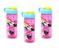 Zak Designs, Inc [3 Pack] Disney Minnie Mouse 16.5oz Kids Sullivan Sports Water Bottle, BPA free, PinkBlueYellow MMPUT071