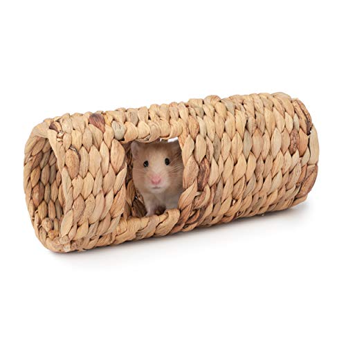 Niteangel Creative & Composable Hamster Tunnel: Edible Water Hyacinth & DIY | Mimic Wild Underground Habitat & Build Unique Burrow as Hideout for Small Sized Animals Like Hamsters Mouse Gerbils Mice - size: SHLD