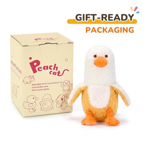 PEACH CAT Banana Duck Stuffed Animal Cute Plushies Small Plush for Kids 7" | Palm-Sized, Self-Standing Stuffed Duck, Soft Toys Gifts for Girls Boys Adults - style: Banana Duck