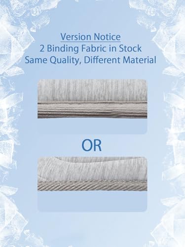 Dog Cooling Mat, Anti-Slip, Thick 3D Orthopedic Summer Pad for Dogs & Cats, Q-MAX > 0.5, Non-Toxic, Machine Washable, Chew-Resistant, Portable for Crate, Bed, Sofa, Car (Cool Grey, Large) - size: Large
