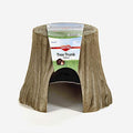 Kaytee Natural Tree Trunk Habitat Hideout for Pet Dwarf Rabbits, Guinea Pigs, Hamsters, and Chinchillas, Large - size: 10.8"L x 10.0"W x 8.0"H