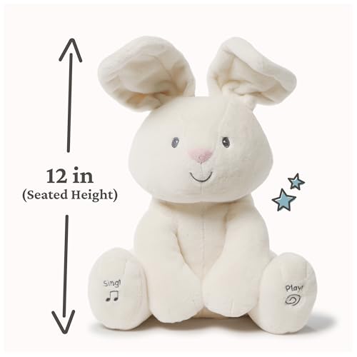 GUND Baby Flora Bunny 12-Inch Interactive Animated Musical Baby Toy - style: Flora