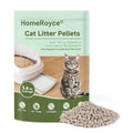 Cat Litter Pellets Exclusively for Double Layer Cat Litter Box, Super Odor Control Zeolite Litter, Non Clumping Cat Litter, Low-Tracking, Low Consumption, Unscented - size: 3.6 lb
