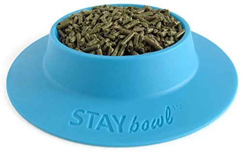 Tip-Proof Bowl for Guinea Pigs and Other Small Pets - Sky Blue - Large 3/4 Cup Size New (Pack of 2) - size: Large (Pack of 2)