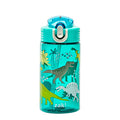 Zak Designs Dinosaur 16oz Leak-Proof Straw Kids Water Bottle, Plastic - color: Dinosaur, size: 16 Ounces