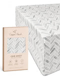 Copper Pearl Premium Knit Baby Crib Sheets for Boys and Girls Breathable and Soft, Fitted Crib Sheets for Standard Baby Mattresses, Alta - color: Alta
