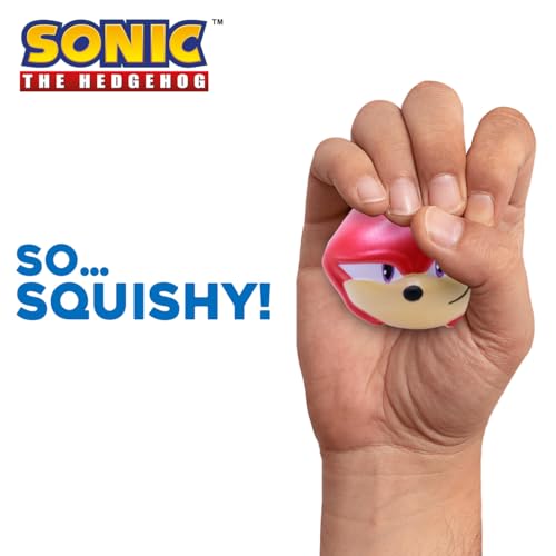 Just Toys – Sonic the Hedgehog SquishMe Series 2 Collector's Box Slow-Rise Squishy Figure 5 Pack 2.4 in - style: Series 2 Collector Box