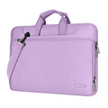 MOSISO 360 Protective Laptop Bag 15.6 inch, 15-16 inch Computer Bag | Compatible with MacBook Air 15 inch/Pro 16 inch, HP,Dell,Lenovo,Asus, Laptop Carrying Case with Strap&Handl, Light Purple - color: Light Purple, size: 16 inch