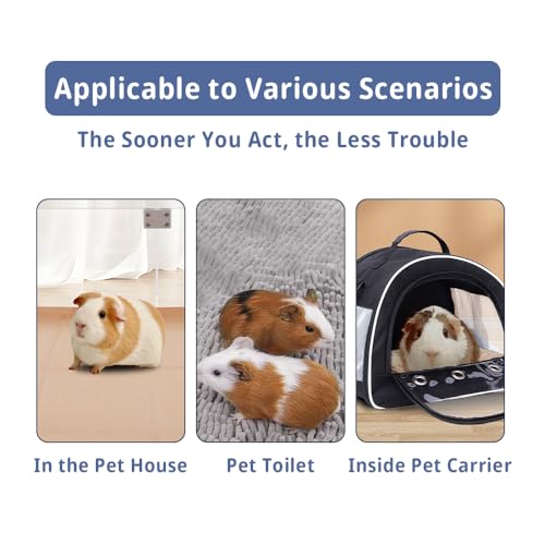 Disposable Guinea Pig Cage Liners, 48" x24 Large Liner Bag for Guinea Pig Cage Bottom, Water-Resistant Kraft Paper (4Pack) - size: (48" x 24") 4Pack