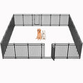 Thickened Outdoor Dog Fence, 40" H, 24 Panels for Yard & Camping | Easy Setup, Flexible Layouts, Thickened Panels, Heavy-Duty, for Medium & Large Dogs and Farm Use, Patented - size: 40" height, style: 24 Panels