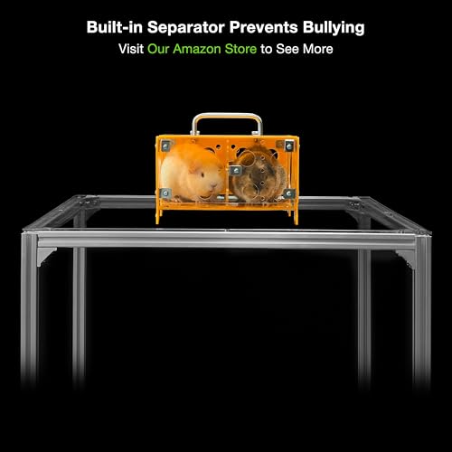 GuineaLoft™ Guinea Pig Cheese House (Double) V2 | The Ultimate Guinea Pig Hideout by Seasoned Owners Who Tried Everything Out There - Exclusive by GuineaLoft