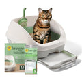 Purina Tidy Cats Breeze, Litter Box System Kit with Pellets & Pads - color: Green, size: 7.8 Pound (Pack of 1)