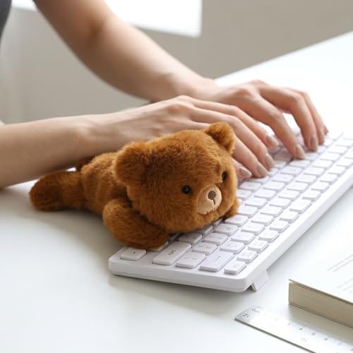 YUKOUQIAN Brown Bear Stuffed Animal Cute Plush Doll Toy 5.5 inch for Girls Boys Christmas (pa Brown Bear) - style: pa brown bear