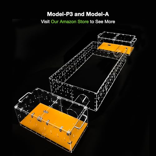 GuineaLoft™ Model-A Acrylic Guinea Pig Cage - Large 4x2ft Expandable C&C | Also Works for Small Roaming Animals Like Rabbits, Button Quails, and Hedgehogs – Visit the GuineaLoft Store - color: Model-A
