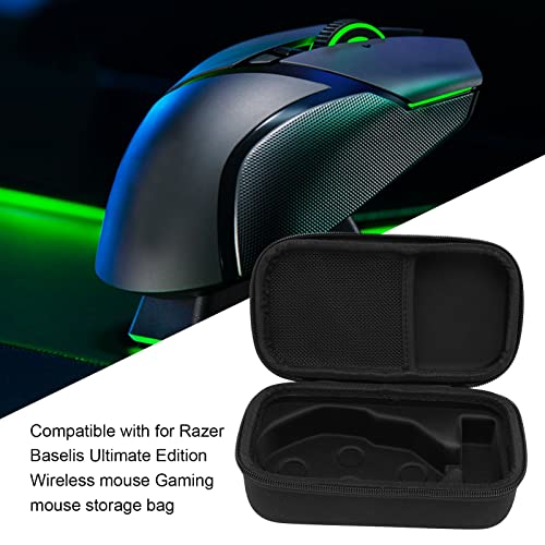 ASHATA Gaming Mouse Case for, Shockproof EVA Shell Mouse Hard Case Storage Bag Portable Travel Carrying Case for