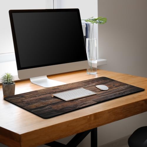 Gaming Mousepad Computer Desk Pad, Computer Desk Mats XXL Mouse Pad, Pc Gaming Mat Waterproof Non-Slip Rubber Base, 35.4" X 15.7" for Work/Game/Office, Pink and blue Board - color: Pink,blue