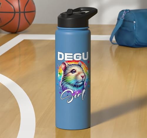 Degu Girl Degu Stainless Steel Insulated Water Bottle - color: Light Blue
