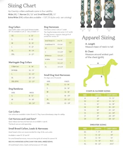 Up Country Garden Rabbit Pattern (Garden Rabbit Dog Collar, Medium (12 to 18 Inches) 5/8 Inch Narrow Width) - size: Medium (12 To 18 Inches) 5/8 Inch Narrow Width